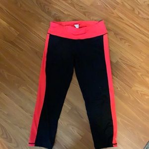 Champion C9 Cardio Capri Leggings black and pink